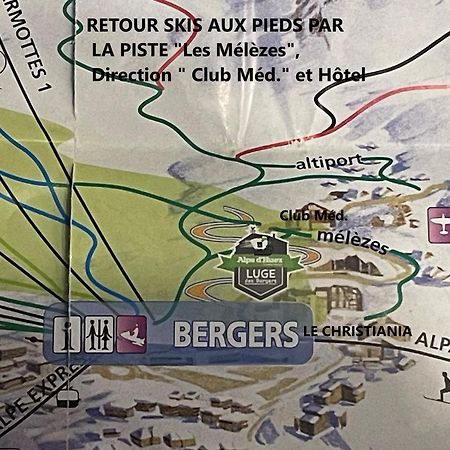 Ferienwohnung Le Christiania Les Bergers Alpe d'Huez Exterior foto